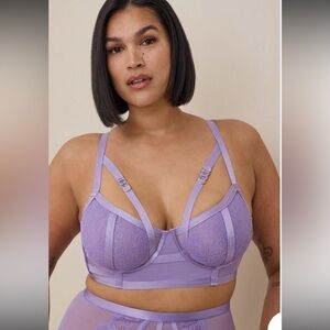Torrid size 3 Curve Bra Voilet